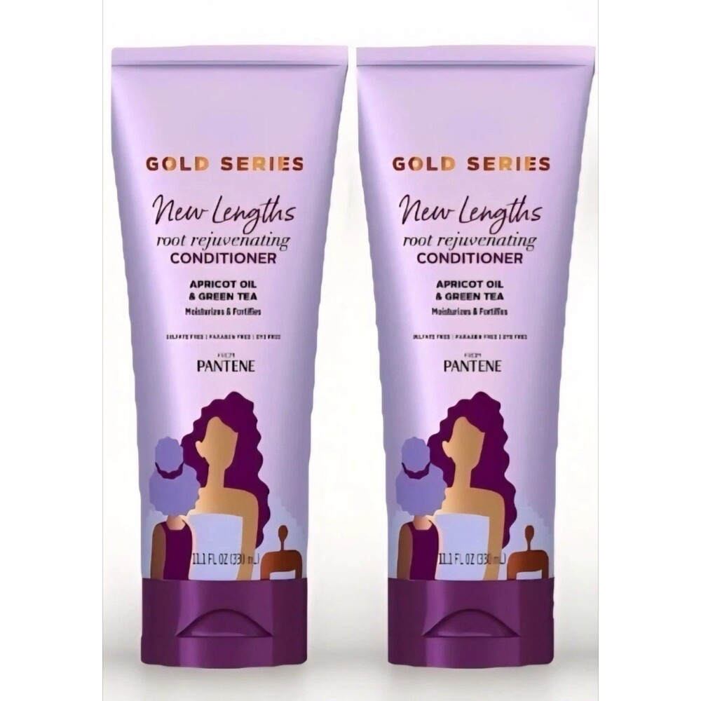 2 Pantene GOLD SERIES New Lengths Root Rejuvenating Conditioner Discontinued